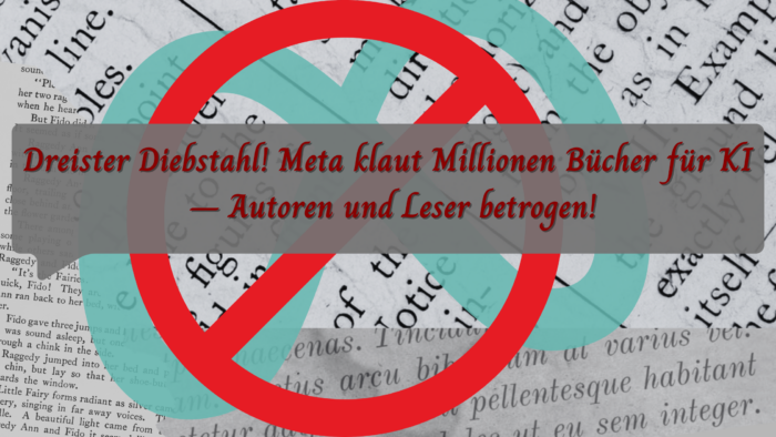 Dreister Diebstahl! Meta klaut Millionen Bücher für KI