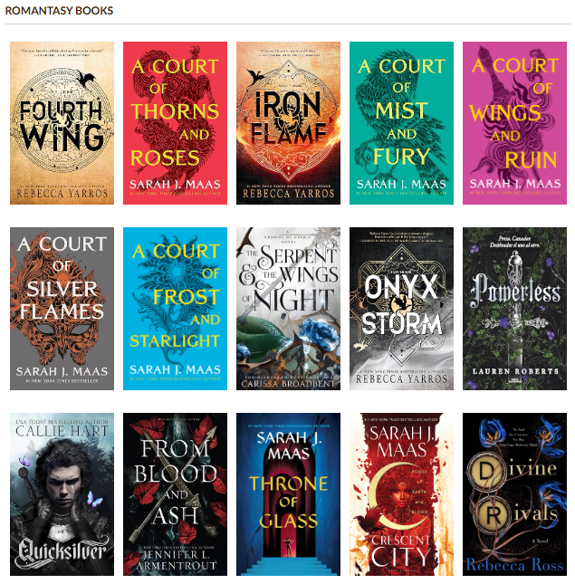 Romantasy Goodsreads