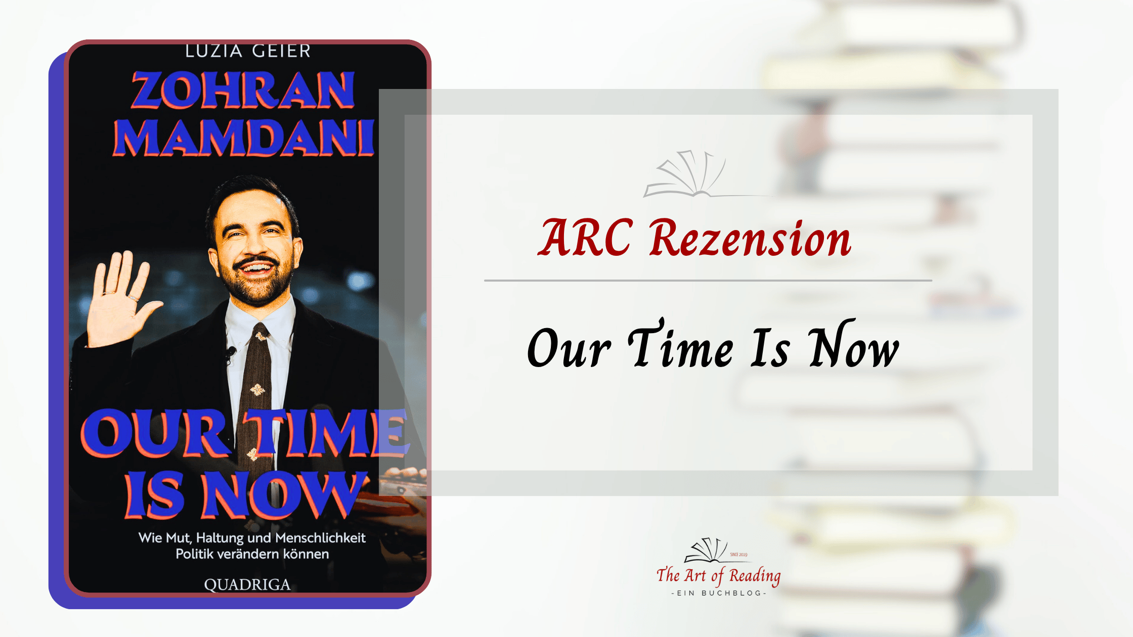 Our Time Is Now - ARC Rezension